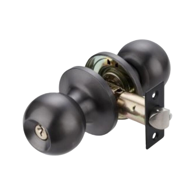 Antique Copper Tubular Knob Lock