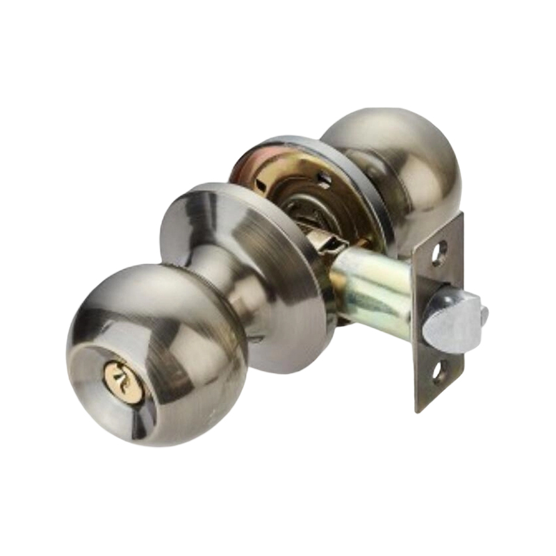 Antique Copper Tubular Knob Lock