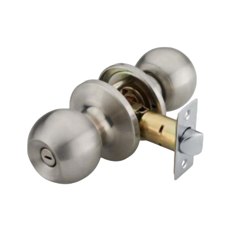 Antique Copper Tubular Knob Lock