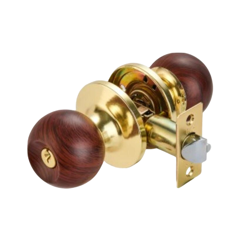 Antique Copper Tubular Knob Lock