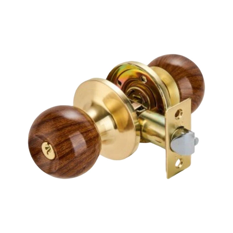 Antique Copper Tubular Knob Lock