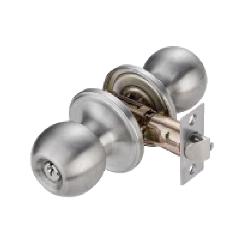 304 Stainless Steel Integral Ball Tubular Entry Door Lock