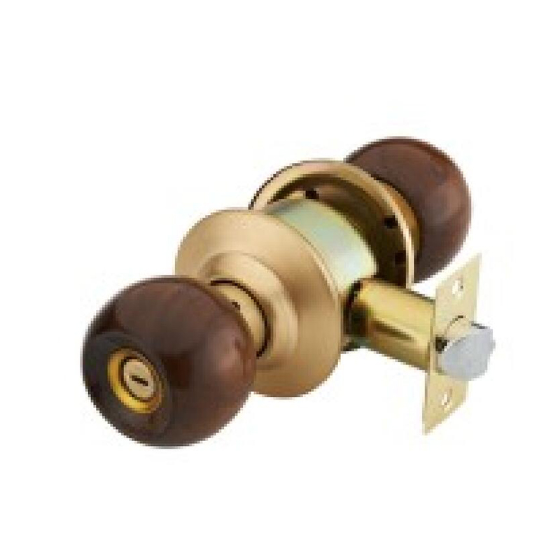 Stainless Steel Brushed - SS Cylindrical Knob Door Lock