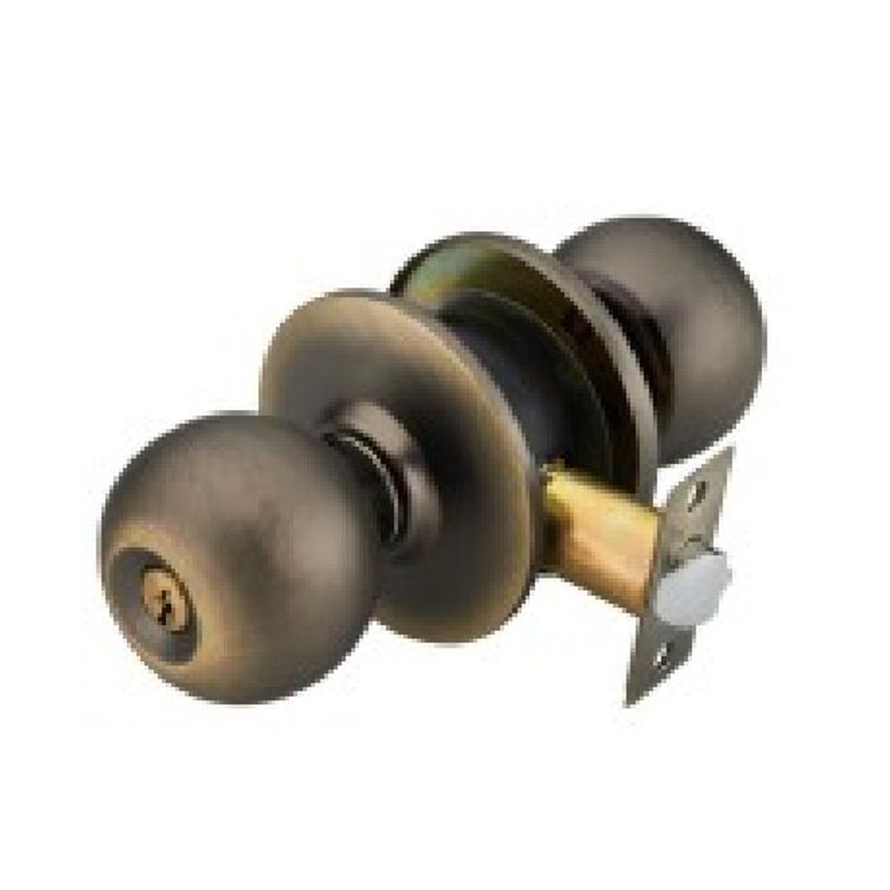 Matte Nickel Brushed - MSN Cylindrical Entry Knob Lock