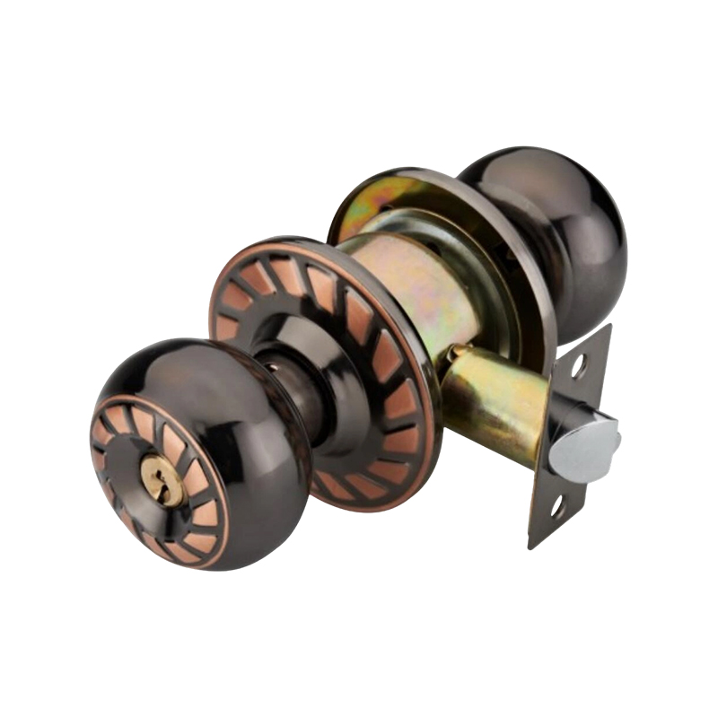 Gunmetal Black/Red Bronze - AC/BN-5795 Cylindrical Knob Lock