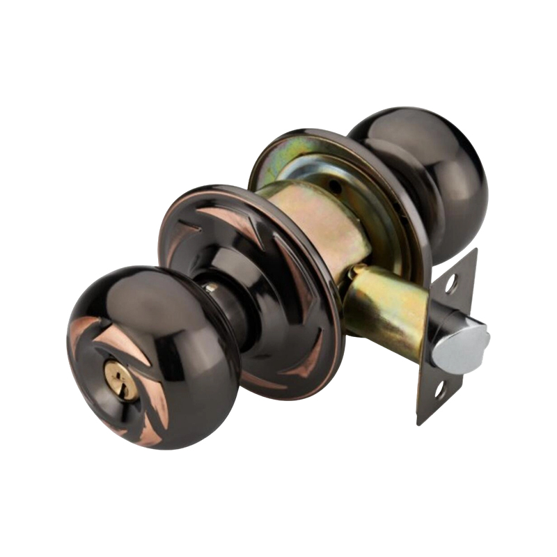 Gunmetal Black/Red Bronze - AC/BN-5871 Cylindrical Knob Lock