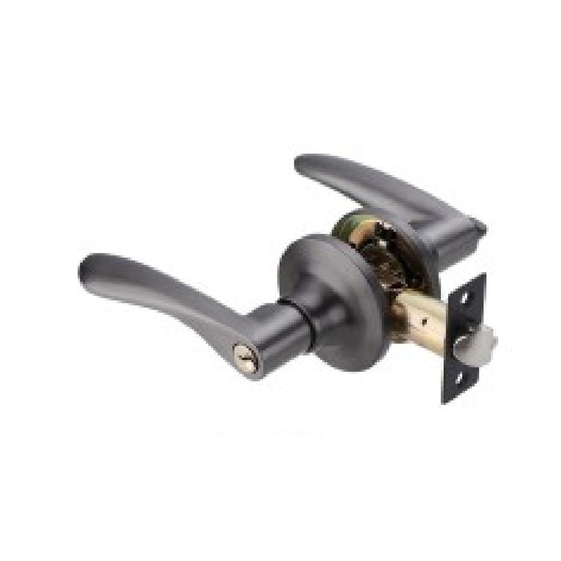 Brushed Nickel — SN Aluminum Tubular Lever Door Lock