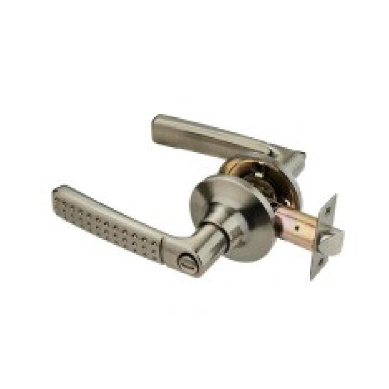 Brushed Nickel — SN-6026 Tubular Lever Door Lock