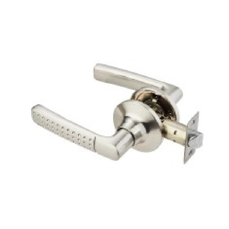 Brushed Nickel — SN-6026 Tubular Lever Door Lock