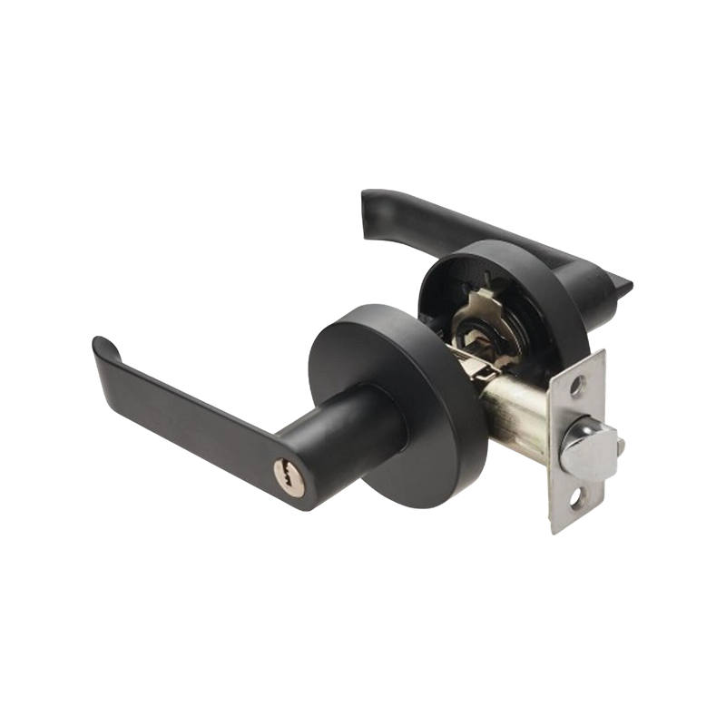 Matt Black-BL-BK-572Z Tubular Lever Door Lock