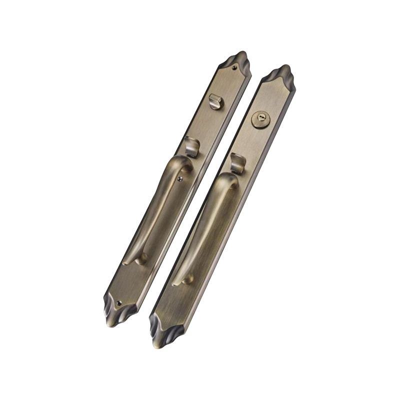 9805XL-02 Double-Pull Matte Bronze Mortise Lock for Villas