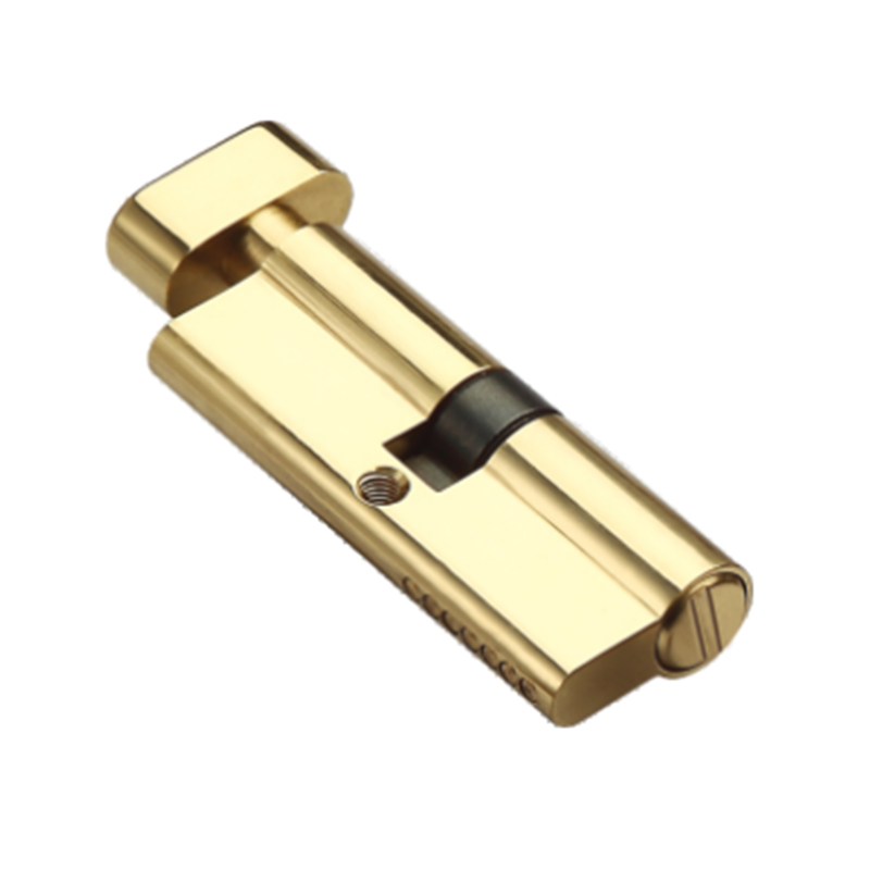 7028 Polished Brass Lock Cylinder Lock